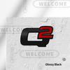 QSGJL1 3D Metal Q2 Q4 Logo Car Steering Wheel Emblem Interior Badge Sticker Decals For Alfa Romeo Giulietta Giulia Mito 147 156 Stelvio