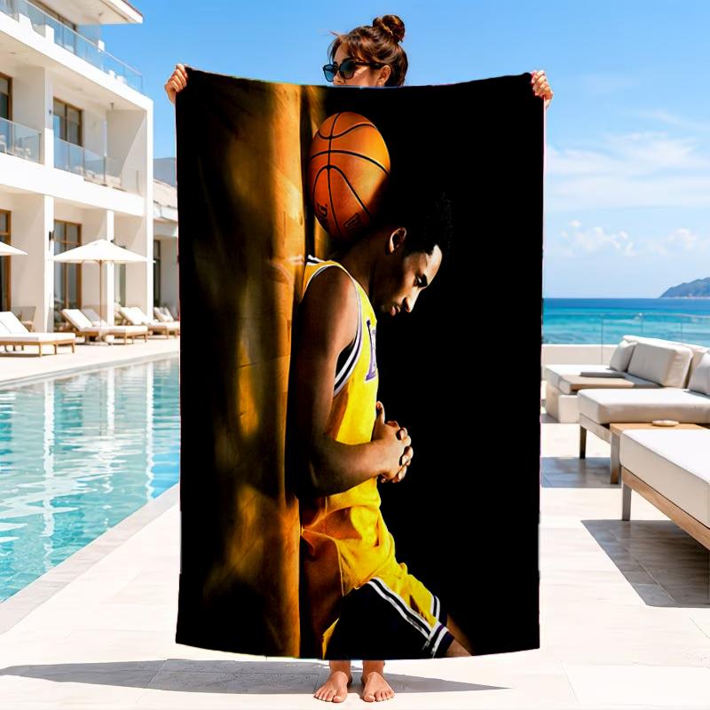 A Basketball Legend Beach Towel, Microfiber Beach Towel, Perfect For Pool, Beach, Travel, Home Decor Beach Party Fan gifts
