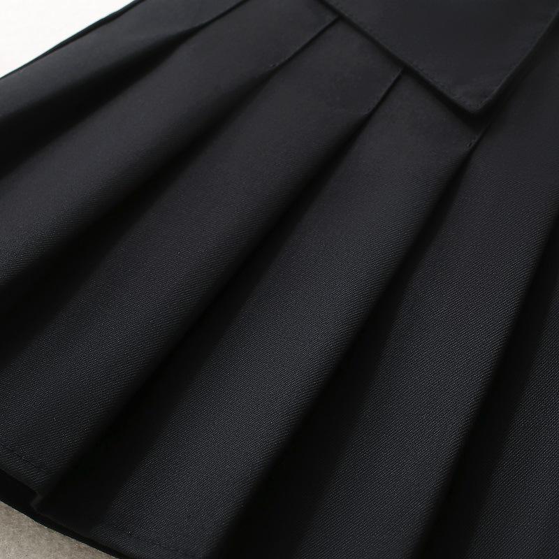 Fusta plisata fata de primavara/toamna 2025: Fetiță Western College Style JK