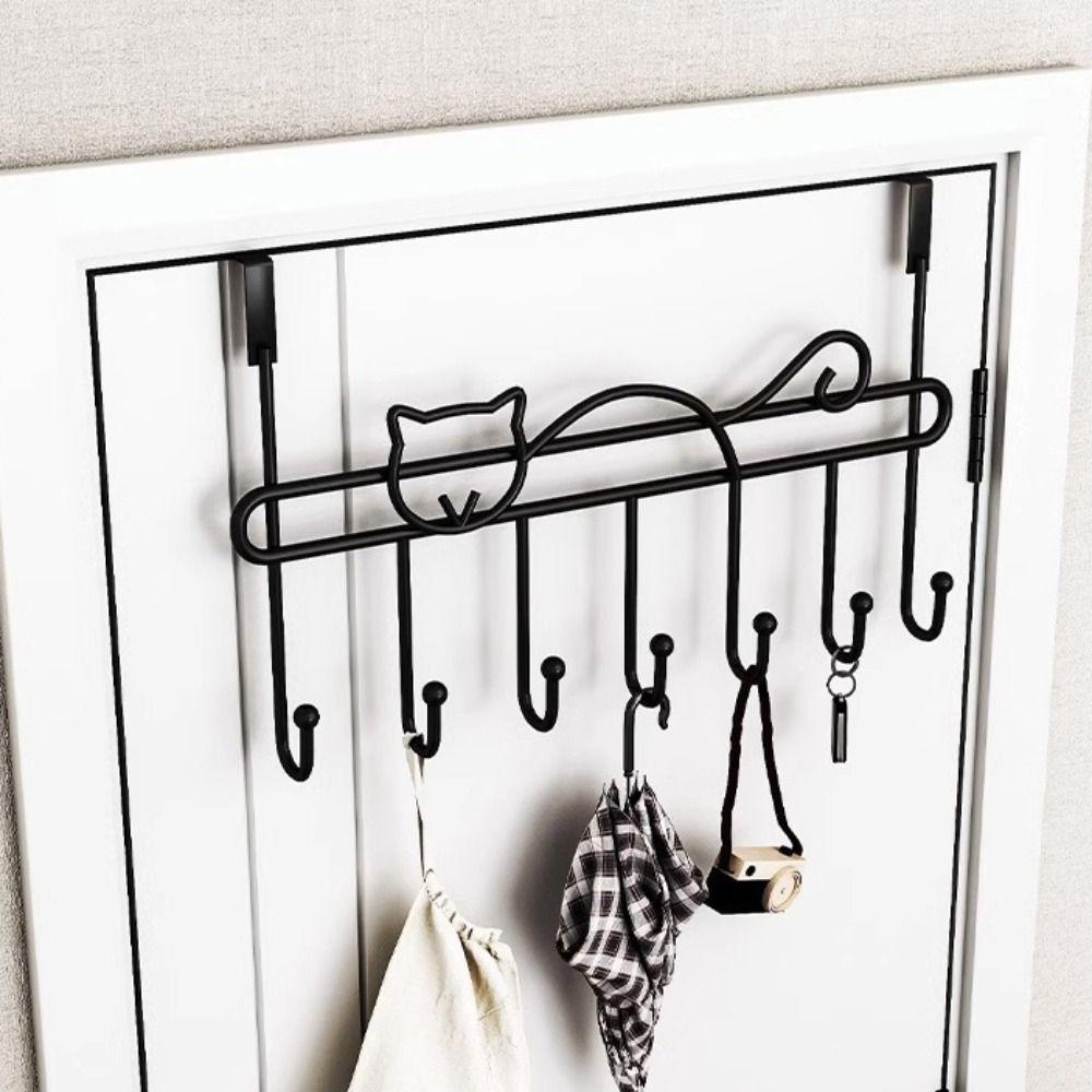 Good Load-Bearing Door Hook Punch-free Towel Hanger Rack High Quality Clothing Hats Hook