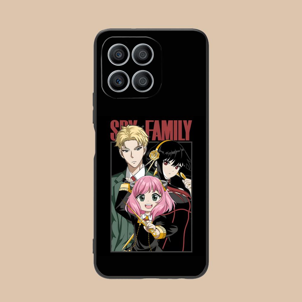Anime Spy Family Mobile Phone Case for Honor 90 80 70 60 50 30 20 10 9 8 7 Pro S SE Lite 5G Colorful Printing Cover Luxury Cover