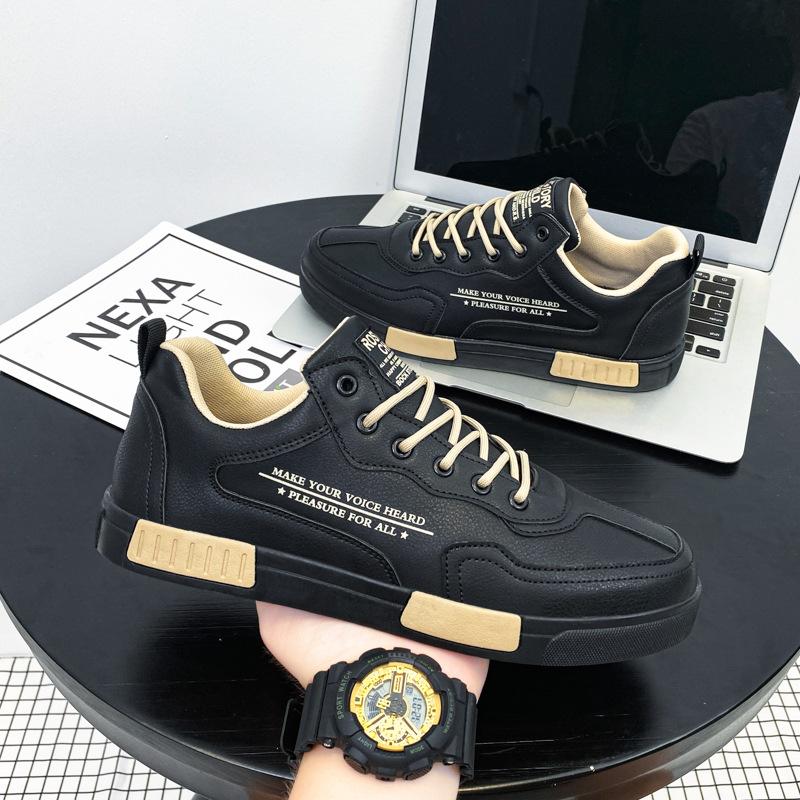 Men's Non-slip Leather Casual Shoes Formal Wear Lightweight Men's Shoes Fashion Trend Outdoor Walking Shoes 2024