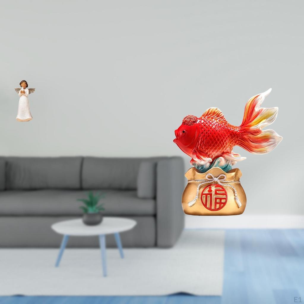 Cherub Angel Resin Figurine Holding Pigeon Sculpture for Living Room Desk Xmas Corridor Decoration