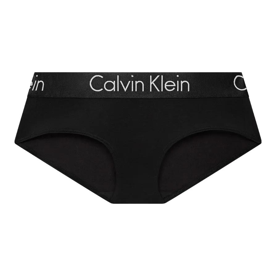 Calvin Klein Soft Modal Anti Hip Pinch Half Pack Hip Triangle Underwear Women's 1-Piece Set Dark Black
