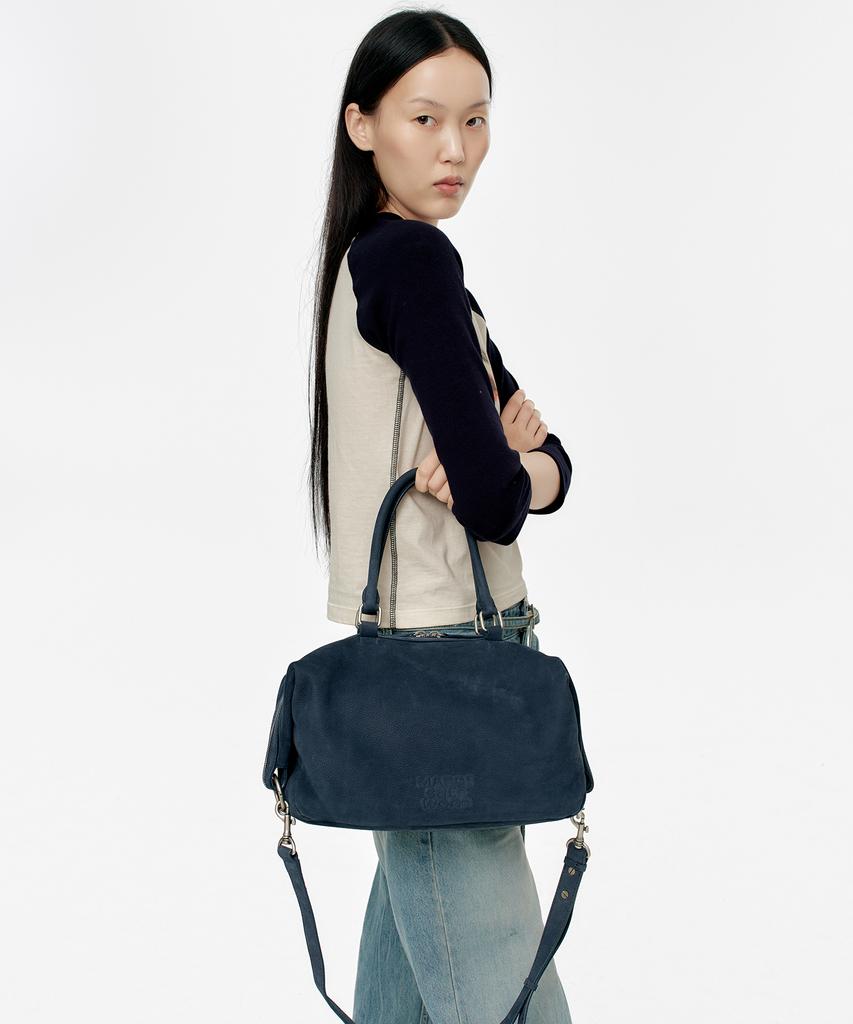 Margesherwood Dumpling Tote_Indigo Nubuck