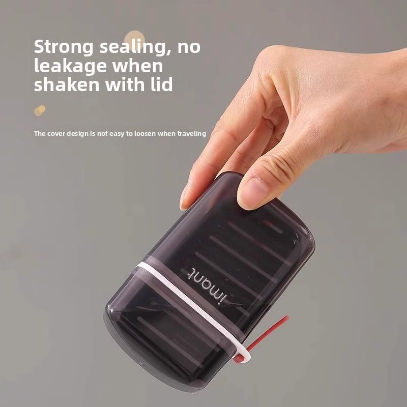 Travel Portable Lid Draining Creative Cute Sealed Storage Travel Business Trip Soap Box