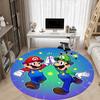 1pc Mario Luigi Office Round Area Rug, Under Office Chairs Bedroom Living Room Home Decor  a1022273