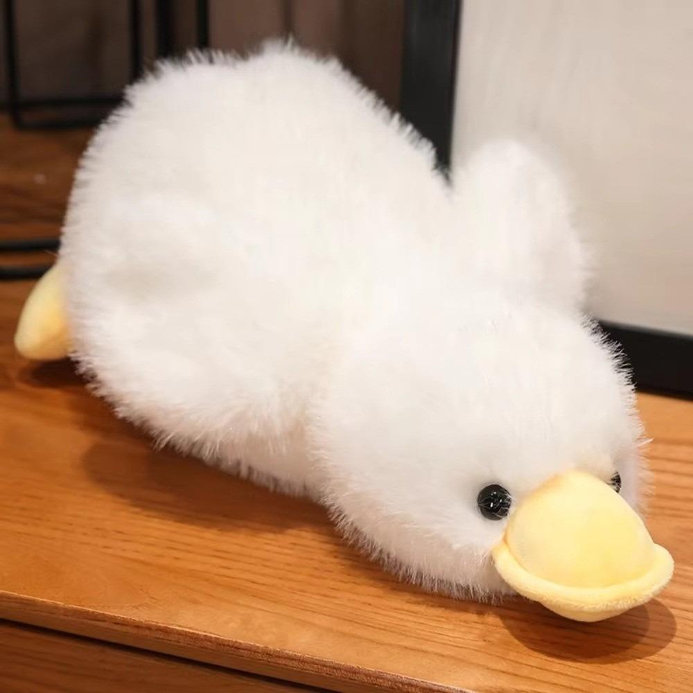 

30cm Long Hair Duck Plush Doll Cartoon Stuffed Duck Toys Duck Plush Pillow For Boys And Girls 30cm white