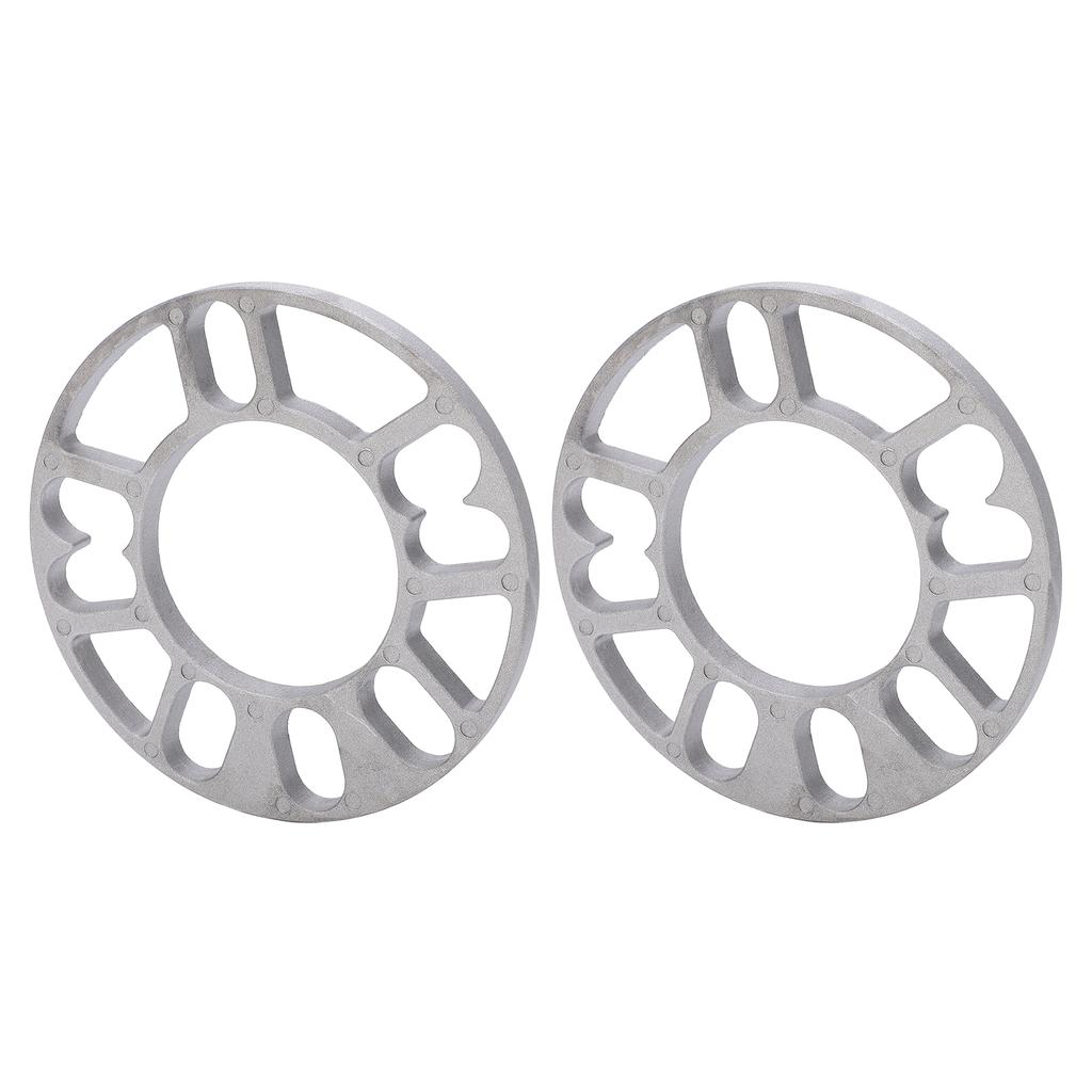 2pcs Wheel Spacer Shim 10mm Aluminum Universal for 4 5 Stud Vehicles PCD From 98mm To 120mm