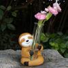 Adorable Sloth Resin Ornament for Coffee Shop, Office, or Garden Decor