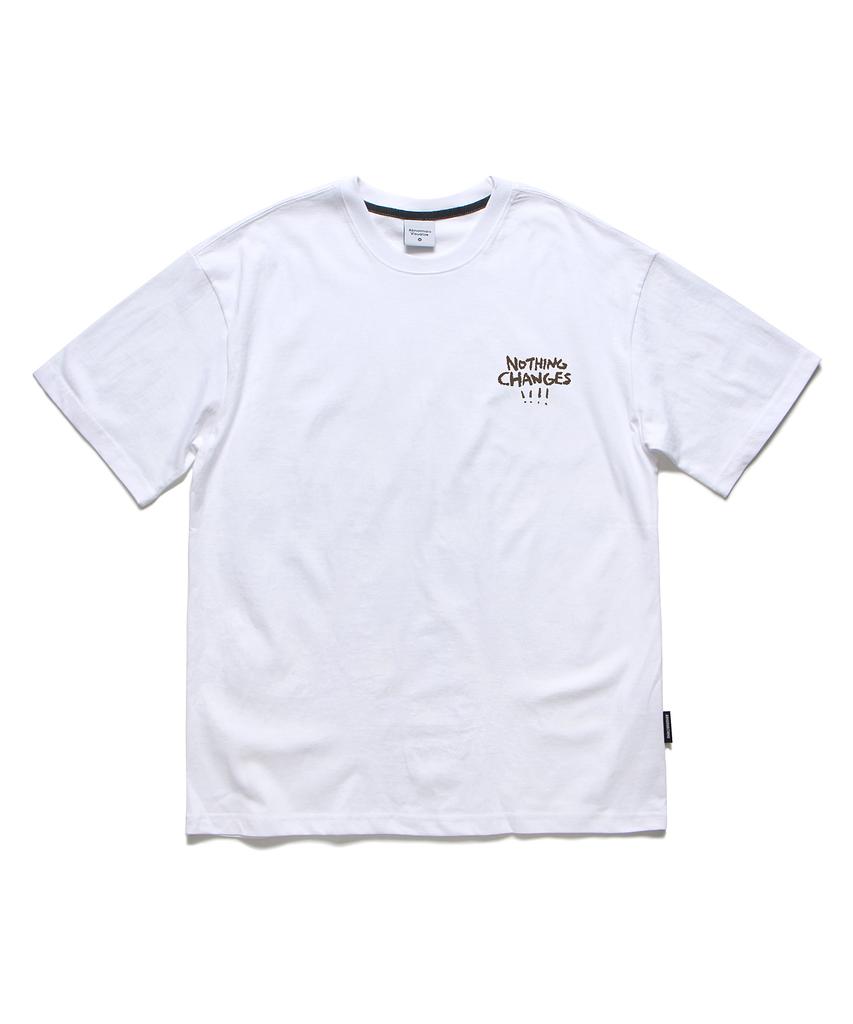 ABNORMALTHING Nc Oversized T-Shirt White (Nc T-Shirt White)