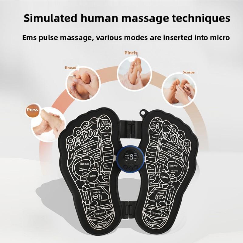 Intelligent Pulse Foot Massager Electric Acupuncture Relaxation Acupoint Folding Foot Foot Pad Foot Massager