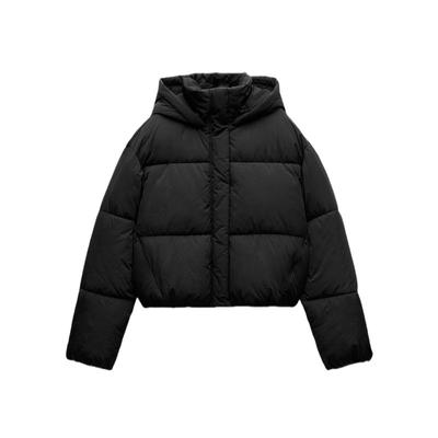 Short Waterproof Quilted Cotton-padded Coat Women's Traf Winter Thick Warm Spice Girl Hooded Jacket