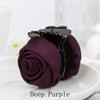 Hair Clip Roes Flower Shape Sturdy Elegant Rose Flower Hair Claws for Gift