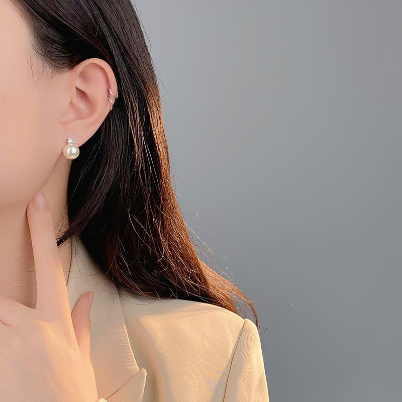 Pearl Earrings for Daily Commuting Versatile High-end Earrings