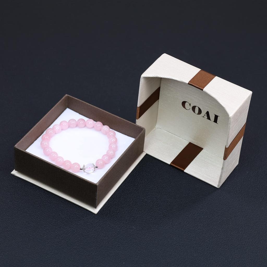 Rose Quartz Crystal Love Fulfillment Bracelet for Women [COAI]