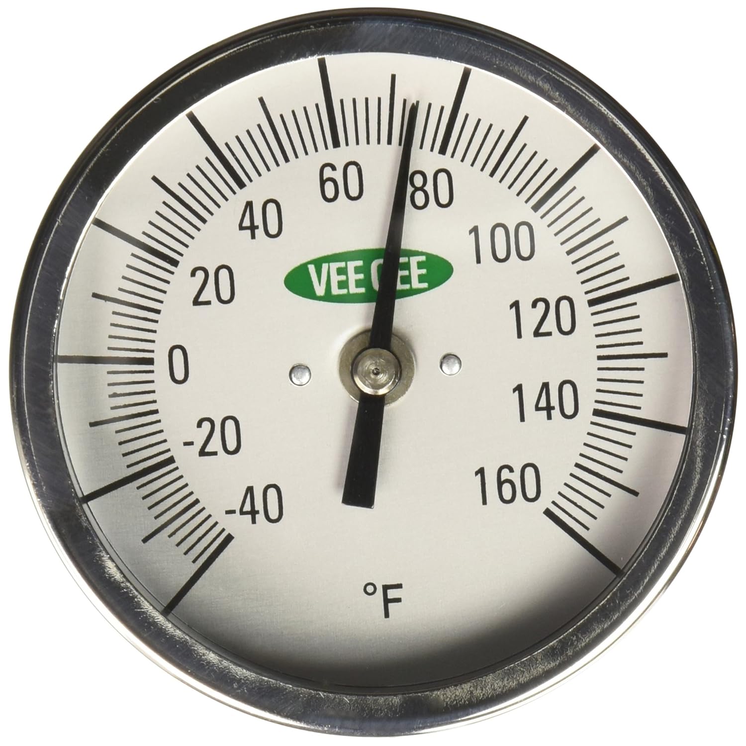 

VEE GEE Scientific 82160-12 Dial Soil and Compost Testing Thermometer, -40 to 160 Degree F, 3 Diameter, 12 Length