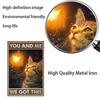 Couple Cat Metal Tin Sign Hotel Lobby Decoration Background Picture Bar Club Poster Home Living Room Wall Decor Animal Plaque