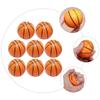 12Pcs Squeeze Basketball Toys Kids Sports Theme Birthday Party Favors Rubber Basketball Gift Cake Decor Goodie Bag Pinata Filler