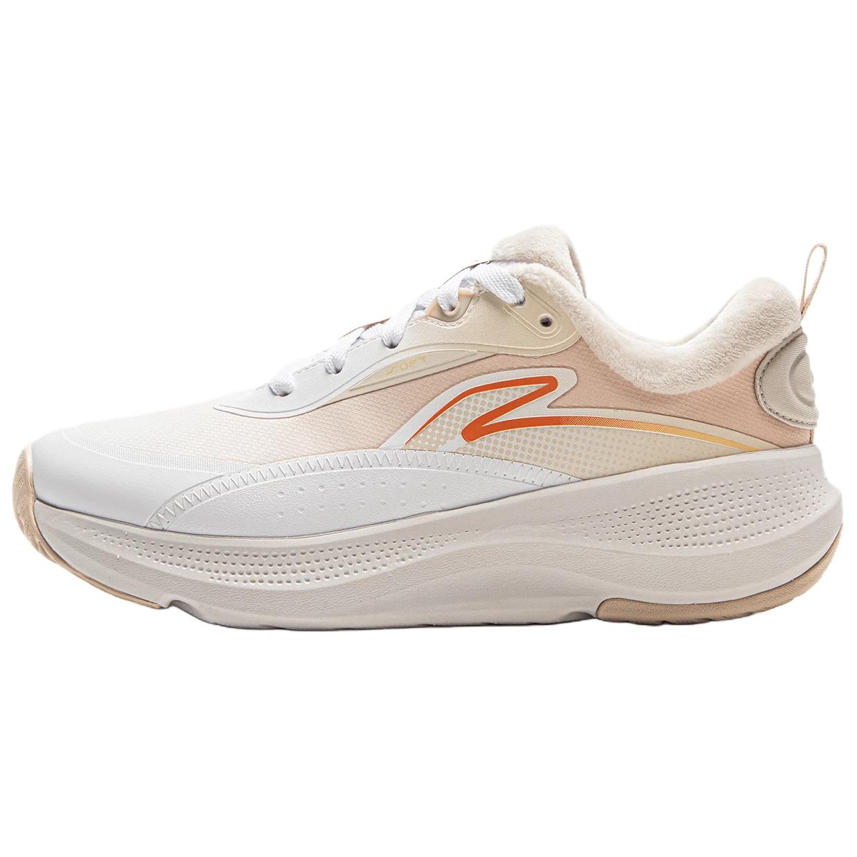 

Li-Ning Мягкий Флис TPU Плюш Удобные Модные Теплые Низкие Повседневные Кроссовки Женские Кроссовки Стандартный-Белый Овсяный-Серый AGLV082-2 36