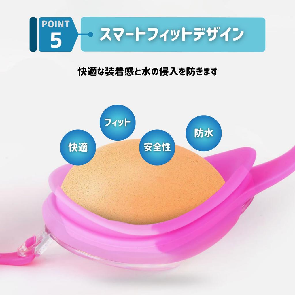 COZENTA Swimming Goggles for Kids and Mirrored with Case Juniors, Anti-Fog, Lenses, (Purple & Blue)