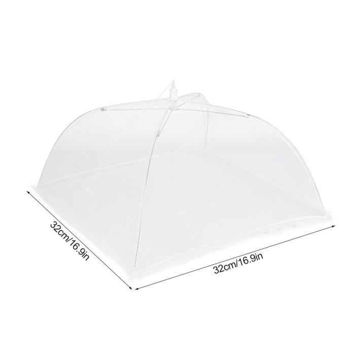 Food Cover - Foldable - Reusable - White Mesh