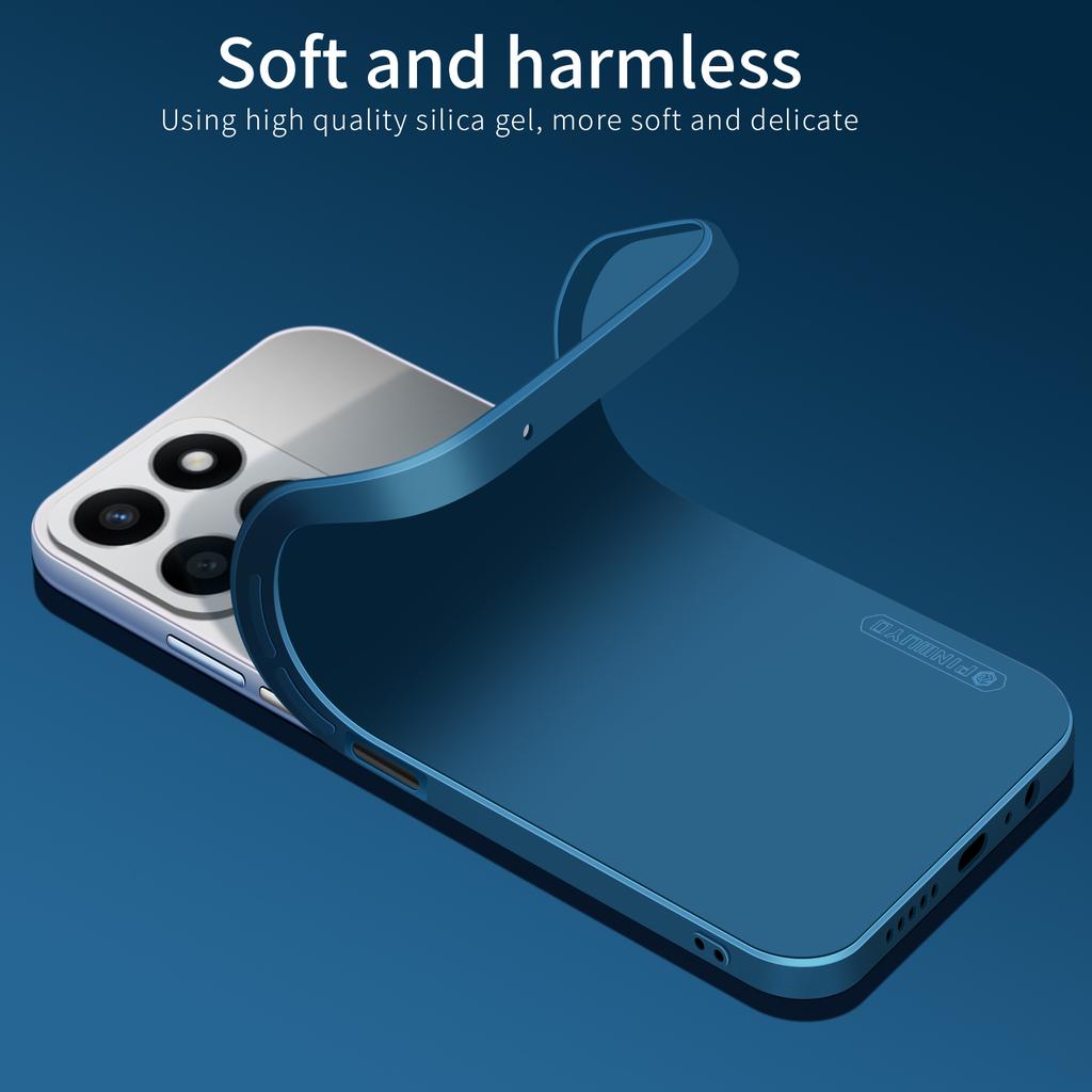 PINWUYO JK Touching Series For Honor X6b 4G Case Silky Touch Soft TPU Phone Back Cover