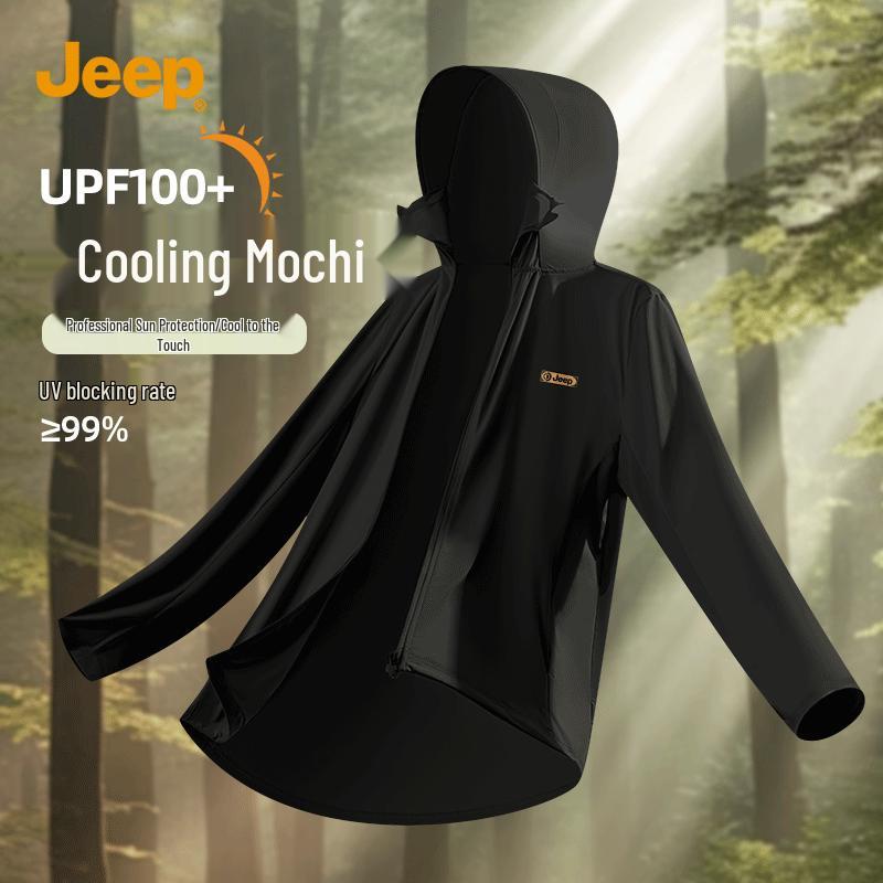 JEEP Men s UPF100+ Ice Silk Outdoor Sun Protection Jacket XL