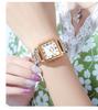 Sanda Women's Vintage Style Square Quartz Watch with Roman Numerals - Simple, Versatile, Waterproof Design