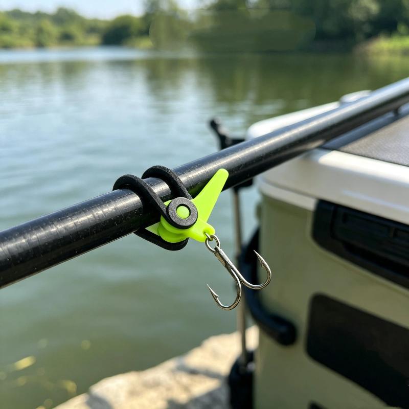 5/10Sets Fishing Rod Pole Hook Keeper Securely Abs Ring Bait Lures And Jigs For Safe And Easy Fishing