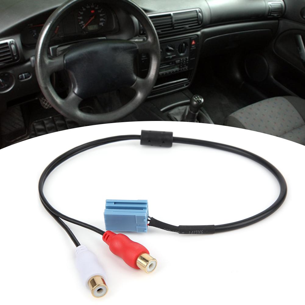 8 Pin Mini ISO RCA Cable Adapter for BlaPunkt Compact Disc Changer Car Stereo Line