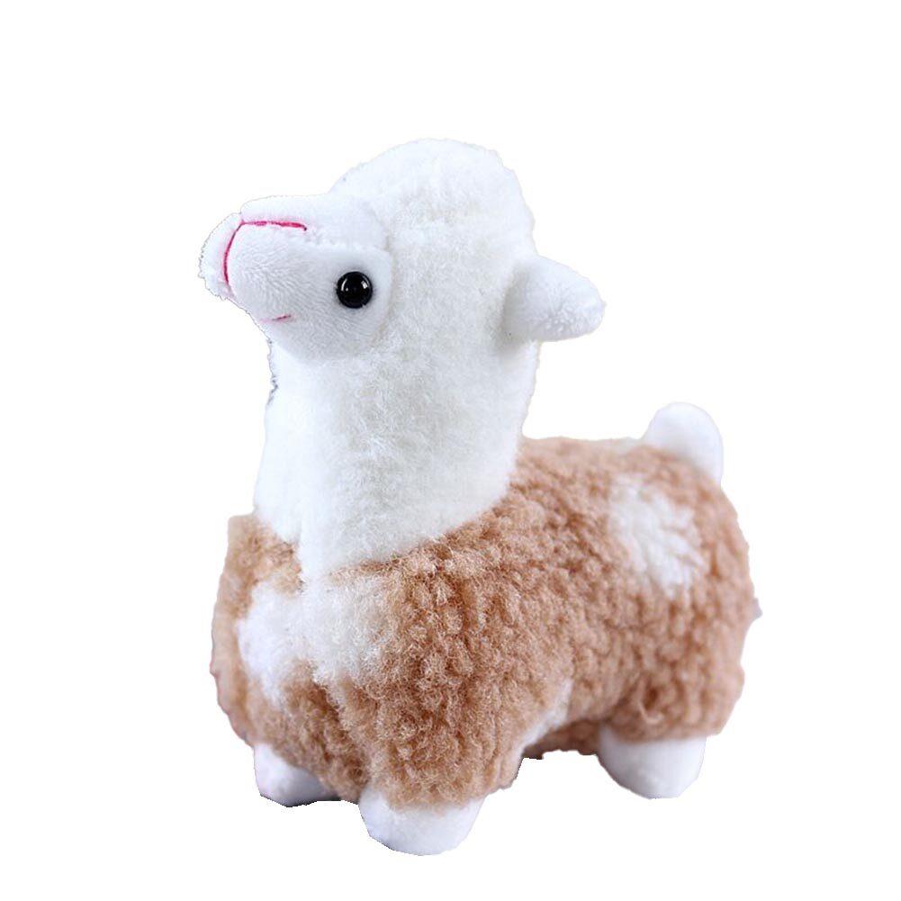 Cute Alpaca Plush Toy Kids Animal Stuffed Soft Toy Doll Birthday Decoration Gifts Bed for Girls Child Keychain Pendant