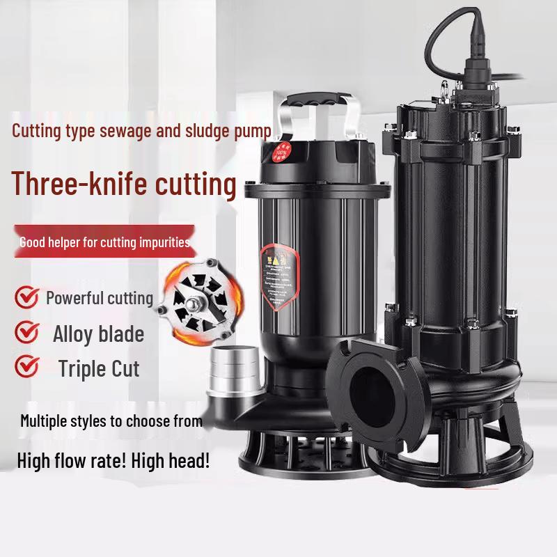 Cutting Impeller Submersible Sewage Pump