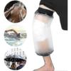 Wasserdichte Kniegipsabdeckung für die Dusche, wasserdichte Schoner für Gips und Verbandabdeckung, bequeme wasserdichte Abdichtung zum Trockenhalten von Wunden, Verbänden