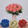 Bride Bouquet Artificial Rose Bouquet DIY Craft Decorative Artificial Rose  Wedding Decorations