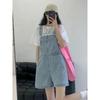 Summer Baggy Denim Overalls Girl Summer Loose Jumpsuit Denim Suspenders Women