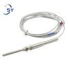 Probe Type Thermocouple K/E Stainless Steel Shielded Wire Thermal Resistance Rod Measuring Wire Temperature Sensor