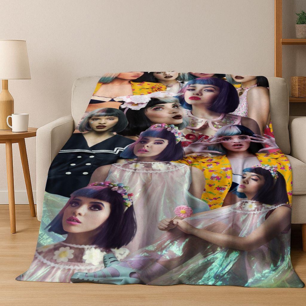 Crybaby M-Melanine Martinez Art Flannel Blanket,Cozy Soft Throw Blanket for Home Bedroom Bed Sofa Picnic Office Cover Gift Kid