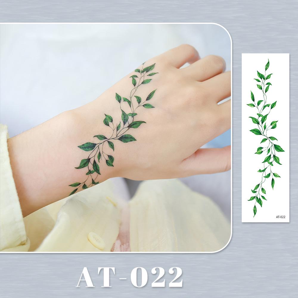 Rikaron Laser-Engraved Rose Tattoo Sticker – Non-Reflective Cute Collarbone Design