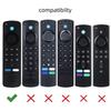 Silicone Protective Case with Lanyard Shockproof Soft Shell Remote Control Protector Cover for Amazon 2025 Fire TV Stick 4K/HD