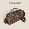 2025 New Fashion Retro Printed Women's Bag Trend Internet Celebrity Casual Temperament Shoulder Messenger Women's Bag Pillow Bag
