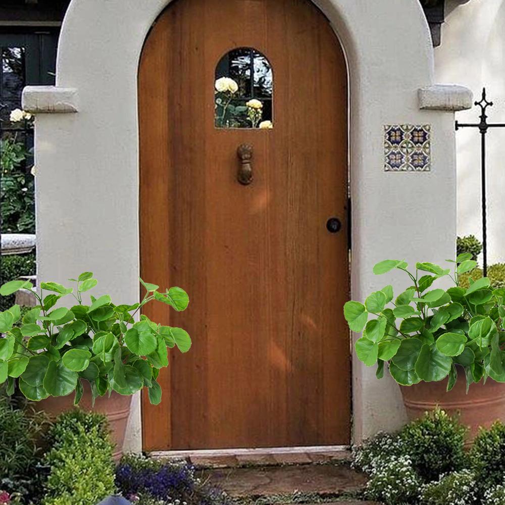 Artificial Eucalyptus Stems Faux Ecualyptus Leaves Money Leaf Fake Greenery Stems Plants for Home Wedding Party Farmhouse Decor