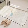 Toilet Floor Mat Entrance Quick Drying Foot Mat Absorbent Anti Slip Mat Bathroom Floor Mat