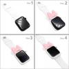 Weiche Silikon-Schutzhülle Bumper für Apple Watch 11 10 9 8 7 46mm 41 45 38 42mm Niedliche Cartoon-Schutzhülle für iWatch 6 5 SE 40mm 44