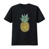 Womens Pineapple T Shirt Cute S Summer Vacation  Cotton Aloha Black Vintage Washed Fashion Versatile Stretched Stylish Homme