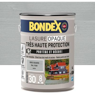 Opaque Stain Very High Protection - Mouse Grey RAL 7038 Satin - BONDEX - 5 L