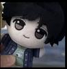 Banana Fish Ash Eiji 10cm Baumwoll-Plüschpuppe Druck Niedlich Q-Version Anime-Figur Selbstgemachter Schlüsselanhänger Geschenk für Fans