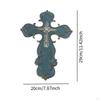 Crucifix Cross Figurine Artistic Versatile Hanging Part Wall Decor Decorative Statue