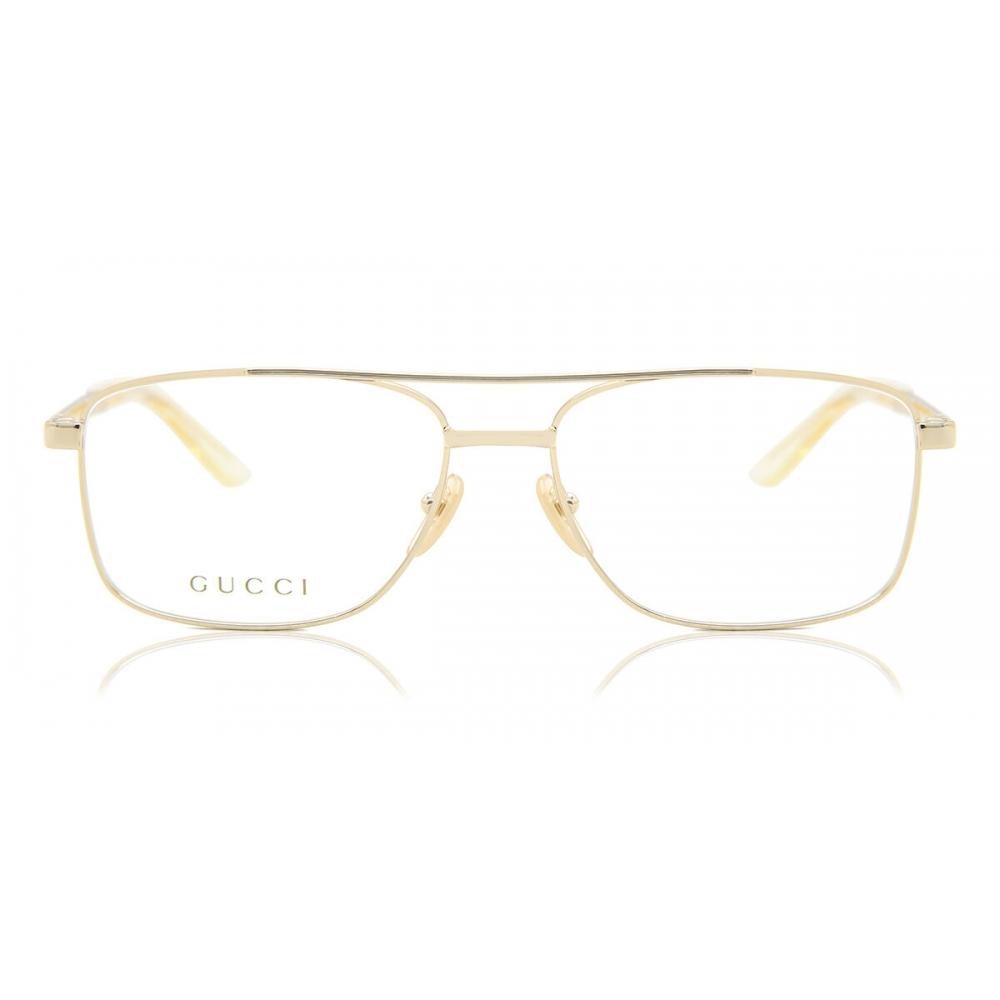 

Gucci Gg0986o 001 Men Eyeglasses Gold/56