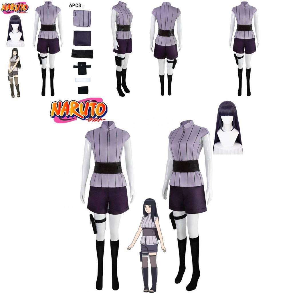 Naruto Hyuga Hinata Cosplay Costume Halloween Outfit Carnival Set Gift
